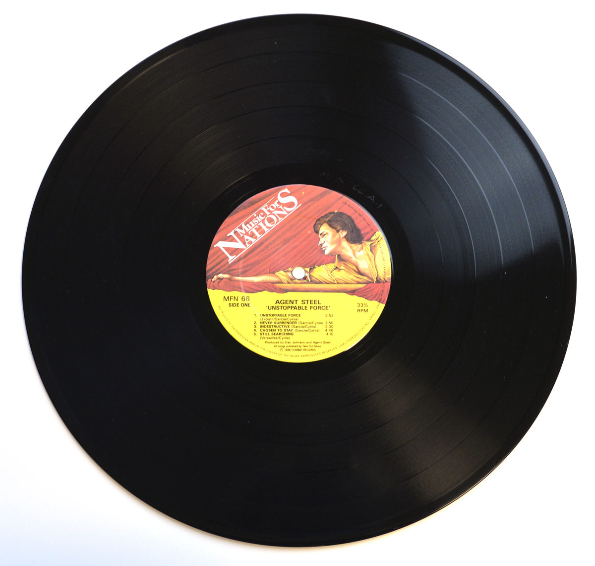 High Resolution Photo #14 AGENT STEEL Unstoppable Force UK https://vinyl-records.nl 
